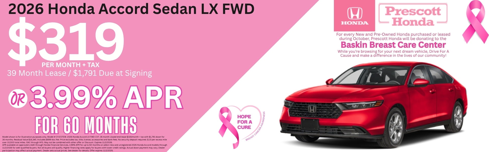 Best Honda Accord Lease Deals and New Specials Flagstaff AZ