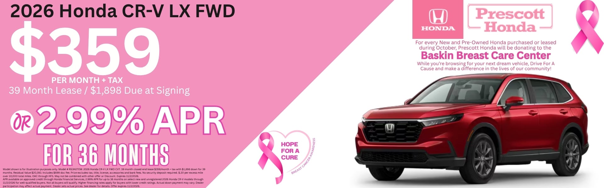 Best Honda CR-V Lease Deals and New Specials Flagstaff AZ