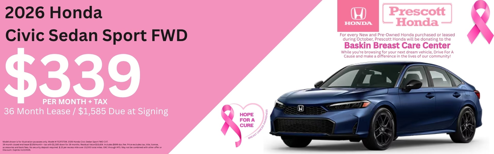 Best Honda Civic Lease Deals and New Specials Flagstaff AZ