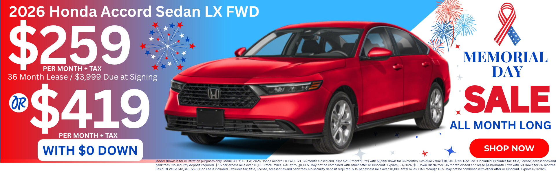Best Honda Accord Lease Deals in AZ