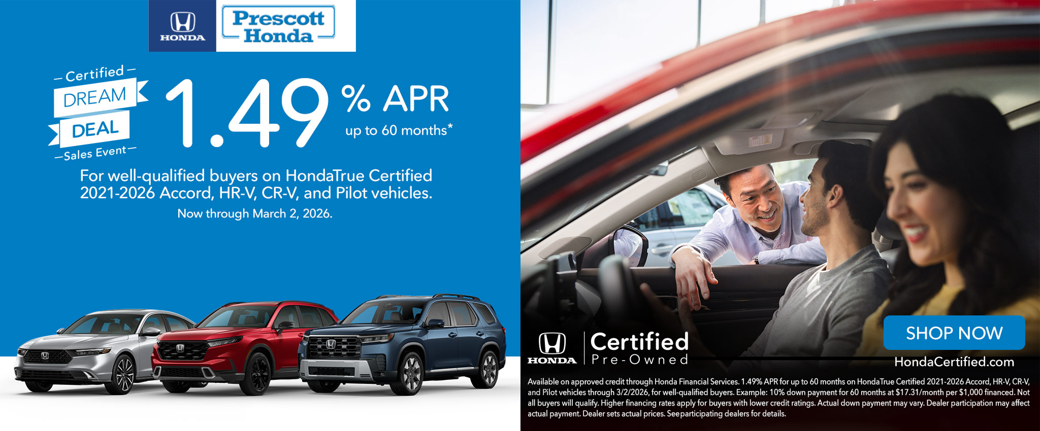 Best Certified Honda Deals in AZ