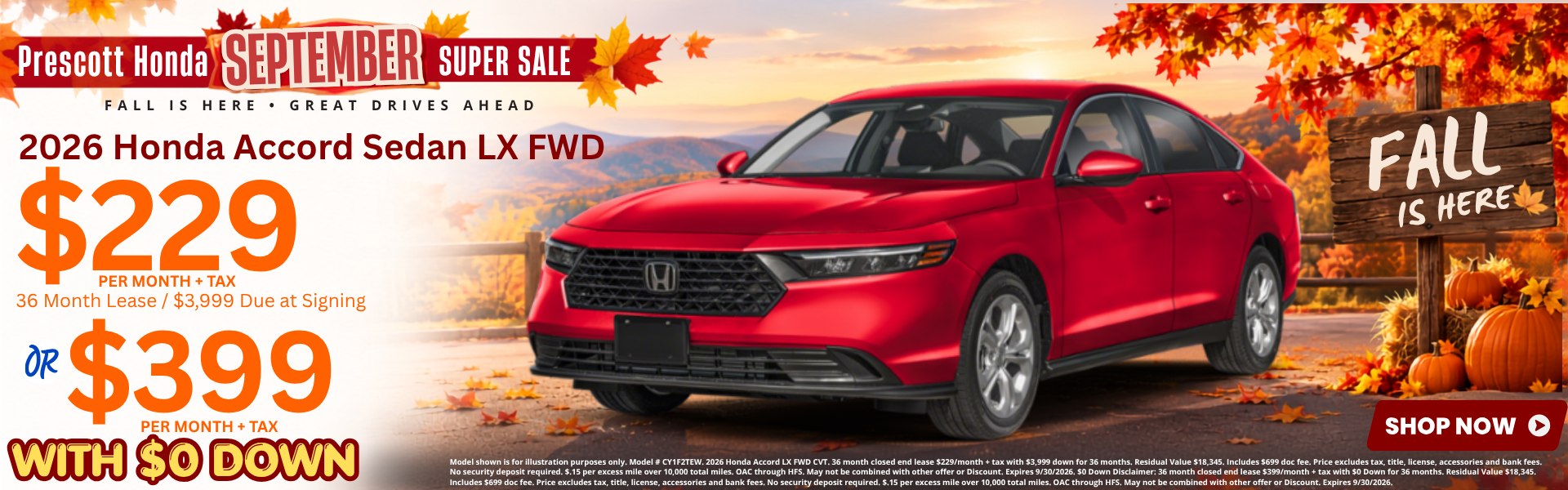Best Honda Accord Lease Deals and New Specials Flagstaff AZ