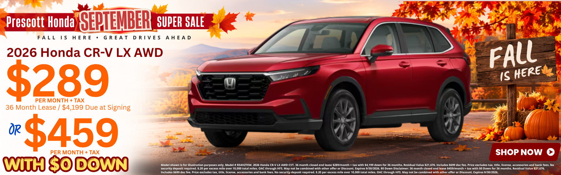 Best Honda CR-V Lease Deals and New Specials Flagstaff AZ