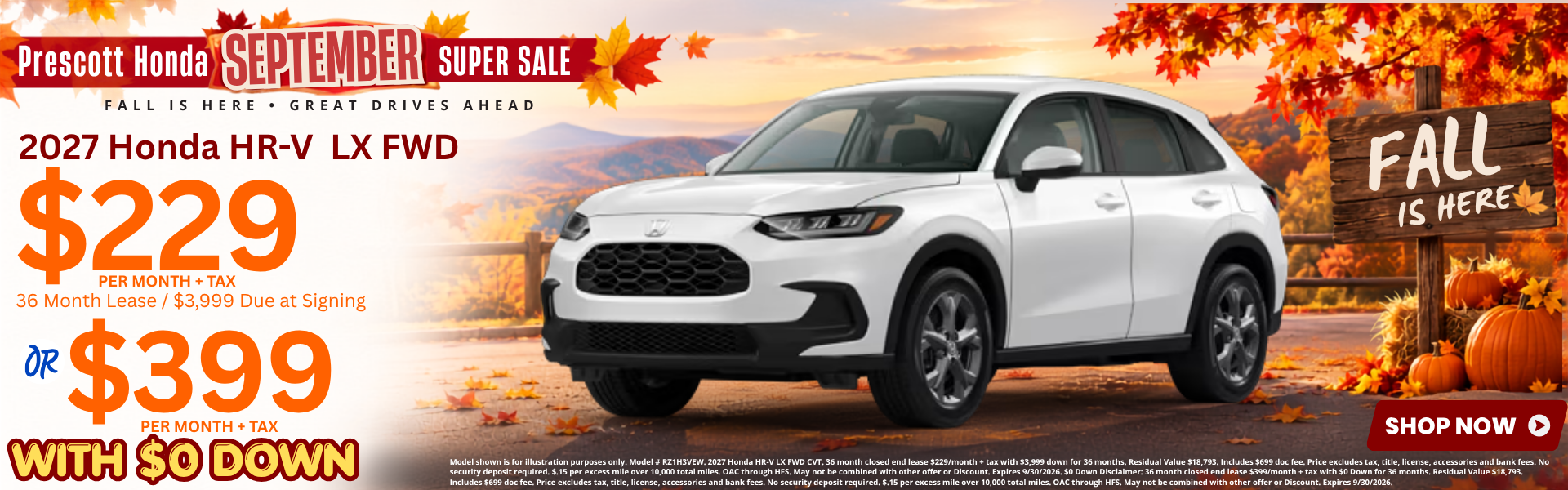 Best Honda HR-V Lease Deals and New Specials Flagstaff AZ