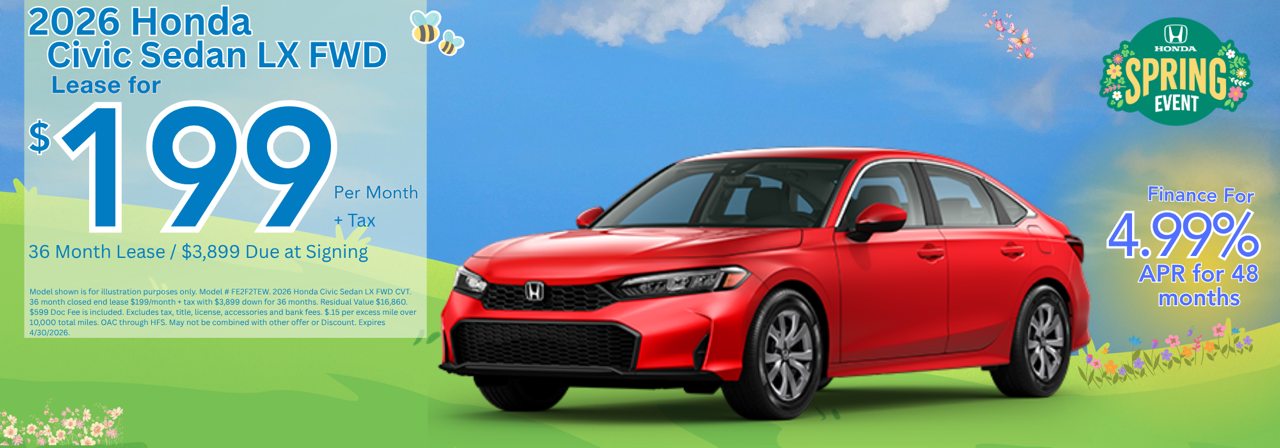 Best Honda Lease Deals in Arizona